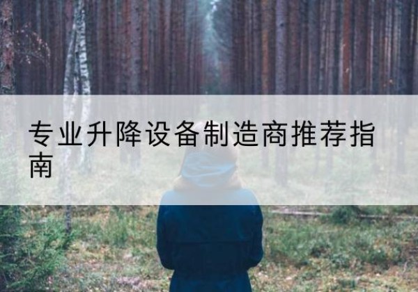 湖口电动剪叉升降平台厂家-专业升降设备制造商推荐指南